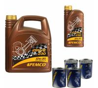 6L pemco idrive 230 10W-30 huile moteur Api Sn / CH-4 Acea A3/B3 Flush Doctor