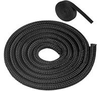 6M-13MM Cache Cable,Gaines de Câbles,Cable Management,Goulotte Passe Cable,Manchon de Câble pour TV,Ordinateur,Bureau,Divertissement à Domicile,Noir