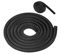 6M-13MM Cache Cable,Gaines de Câbles,Cable Management,Goulotte Passe Cable,Manchon de Câble pour TV, Ordinateur, Bureau, Divertissement à Domicile, Noir