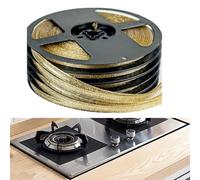 6m x 8mm Self-Adhesive Caulk Tape,Mildewproof Gap Tape Caulking Trim Strip for Kitchen Wall Tile Gap,Sink,Toilet,Bathtub,Floor Edge,and Corner Trim Strip,Waterproof and Oil-Resistant (Champagne)