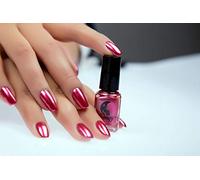 6ml nouveau placage de vernis à ongles miroir, acier inoxydable couleur métal pâte d'argent, vernis à ongles couleur métal à séchage rapide non irritant