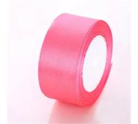 6mm 10mm 15mm 20mm 25mm 40mm 50mm Satin Ribbons White Pink Red Purple Green Black Yellow Orange 34 Colors(05 Deep Pink,15mm Wide)