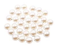 6mm-12mm Sew On Rhinestones Pearl Gold Claw Base Shiny Crystals Strass Pearls Button Sewing For Clothes Decoration(Pearl-s,100PCS_6MM)