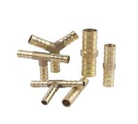 6mm 8mm 10mm 12mm Hose Copper Pagoda Water Tube Fittings Brass Barb Pipe Fitting 2 3 4 Way Gas Pipe Hose Connecto NWPNLXEA(2P,8mm)