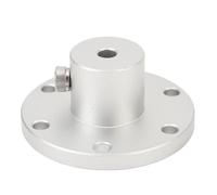 6mm Flange Shaft Coupling Universal Aluminum Shaft Mounting Hub High Precision Lightweight for DIY RC Model Motor Robot Wheels Mechanisms Silver