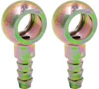 6mm ID Tuyau Barbe 12mm Raccord Banjo ligne essence motocyclette 2pcs