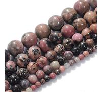 6mm perles de rhodonite naturelle pierre précieuse perles en vrac pierre de guérison énergétique pour la fabrication de bijoux de bricolage 1 brin 15"