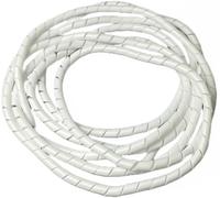 6mm Spiral Cable Sheath White (2m)