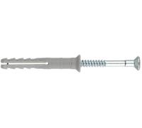 6mm x 40mm N-S Nylon Hammerfix Vis, 50 Paquet - FISCHER FIXINGS