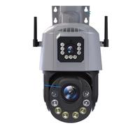 6MP Camera Dual Lens 36X Zoom Outdoor PTZ Security Protection Surveillance Cameras Human Detection 4G Sim Card IP Cam CCTV(36X 4G Add 64GB)
