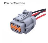 6p Female 1pc With 15cm Wire Sumitomo Connecteur Électronique De Voiture, 6 Broches, 2.2mm, Pour Nissan Teana 6188-0560 6189-1175 "Nipseyteko