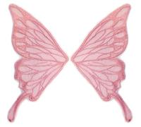 6Pair Small Butterfly Pattern Back Collar Lace Mesh Bottom Embroidered Corsage Polyester Fake DIY Patch(Color13)