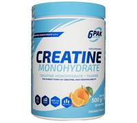 6PAK Créatine Monohydrate, Orange Flavour - 500 g
