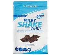 6PAK Milky Shake Whey, Chocolat - 700 g