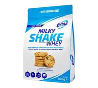 6PAK Milky Shake Whey, Cookies Flavour - 700 g