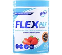 6PAK Nutrition | Flex Pak Powder | Collagène & Glucosamine, Chondroïtine, MSM, Acide Hyaluronique Fraise