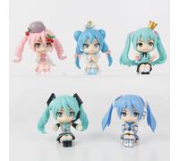 6pc 7-8.5cm Anime Hatsune Miku action figure modèle de jouet en PVC