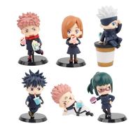 6pc Anime Jujutsu Kaisen Figure Model Toys 9cm