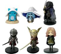 6pc Elden Ring Gaming Mini Ranni Cat Melina Malenia The Half-Wolf Action Figure 6-12cm
