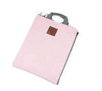 6PC Office Multi-layer A4 Document Bag - Handheld Laptop, Canvas Briefcase with Mobile Phone Pocket Pour Bureau
