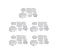 6PC Photo Props Acrylic Mirror Reflection Board Geometric Shape