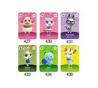 6PC Popular Animal Crossing Series 5 New Villagers Amiibo Cards