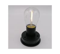6Pc Solaire LED Ampoule à Filament de Tungstène Lampe 2800K Capteurs de Lumière Automatique Clôture Veilleuses pour Lampe de Jardin (8.5Cm)
