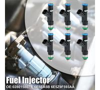 6pcs 0280158075 6E5EA5B 6E5Z9F593AA Injecteur pour Ford Fusion SE SEL 3.0L 2006-2009 Essence Buse Carburant