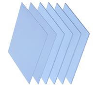 6pcs 100x100mm Silicone Thermal Pads with Thermal Conductivity 6.0W/mk,Each Thickness 0.5/1/1.5mm Thick Silicone Thermal Conductors,for SSD CPU GPU LED IC.[E954]