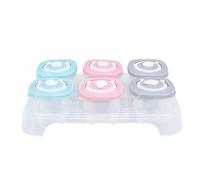 6pcs 120ml Contenants de Nourriture pour bébé, Boîte de Rangement des Aliments pour bébé, Contenants Réutilisables pour Tout-petit avec Conception d'étanchéité
