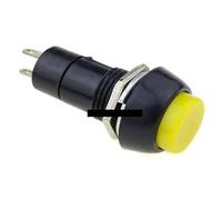6PCS 12mm PBS-11A PBS-11B 3A 150V 2PIN Push Button Switch Self-locking/Momentary Switchs NWPNLXEA(Gelb,Self-locking)