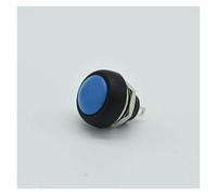 6pcs 12mm Waterproof Momentary ON/OFF Push Button Round Switch 1A 250V NWPNLXEA(6 blue)