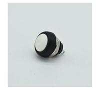 6pcs 12mm Waterproof Momentary ON/OFF Push Button Round Switch 1A 250V NWPNLXEA(6 white)