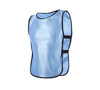 6pcs / 12pcs Chasuble Gilet de Sport Enfants Veste Survêtement d'Entraînement Respirant pour Garçons Filles pour Football Basket-Ball Rugby (Couleur : Bleu Clair, Taille : 6pcs)