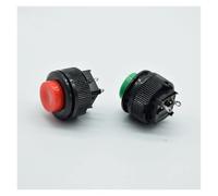 6PCS 16MM Self locking Push Button Switch/Reset switch 250V 1A AC DS-510 Threaded type NWPNLXEA(3Red and 3green,Reset switch)
