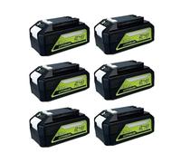 6pcs 24V 5000mAh Batterie Rechargeable Li-ION pour Outils Électriques, Compatible avec Greenworks 29842 29852 29322 20362 MO24B410 MO48L4211