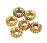 6pcs 4mm Guitare Tuning Engrenages Axes de Guitare Hexagonal Engrenages Machine Head Gear pour Guitare Classique
