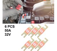 6pcs 50A AFS Mi-ni ANL Fusible pour Voiture Camion Moto Bateau Audio CDs