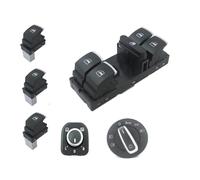 6Pcs 5ND959857 5ND941431B 5ND959565A 5ND959855 Interrupteur Fenêtre Interrupteur Phares Commutateur Pour VW Pour Golf GTI 5 6 Pour Jetta 6 Commutateur de commande de fenêtre