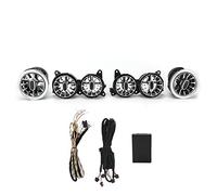 6pcs 7 Couleur LED Avant Turbine Air Vent Ambient Light Kits Remplacement pour S-Class W222 2014-2017 LED Air Vents Ambient Light For Car