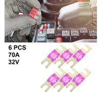 6pcs 70A AFS Mi-ni ANL Fusible pour Voiture Camion Moto Bateau Audio CDs