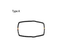 (6pcs,A)Car Multimedia Button Frame Cover Car Interior Stickers Carbon Fiber Frame Sticker For BMW F10 F20 F30 F34 F07 F25 F26 F15 F16