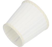 6Pcs Abat-jour de lampe en tissu E14 Abat-jour de lampe de lustre à pince pour la maison, le salon et la chambre à coucher