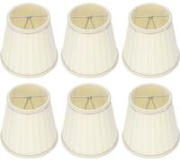 6PCS Abat-jour en tissu moderne Décoration pour la maison Chandelier Lampe à suspension murale