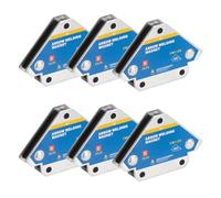 6PCS Aimant Soudure avec Force de Maintien 13kg/28LB Equerre de Soudage pour Angle de Positionneur Magnétique 45 ° 90 ° 135° Equerre Aimanté pour Soudure Outils de Localisation Auxiliaires