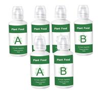 6Pcs Aliments Pour Plantes Hydroponiques A et B Ensemble D'engrais Nutriments Hydroponiques pour Légumes Fruits Fleurs Systèmes D'intérieur Solution Nutritive De Croissance Des Plantes