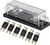 6PCS ANL fusible avec bloc de support 60A 80A 100A 150A 250A 300A pour Autoboot -Audio -Stéréo