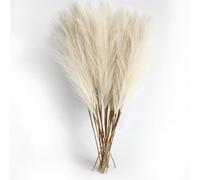 6PCS Artificial Pampas Grass Decor Flowers Fake Plant Reed for DIY Floral Table Arrange Flower Wedding Home Christmas Decoration
