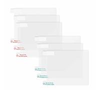 6pcs Autocollant de Pare-Brise de Voiture, 15,2x10cm Windshield Sticker Transparent Réutilisable Autocollant Statique Film de Fenêtre Statique pour le Retrait et la Réapplication de la Voiture