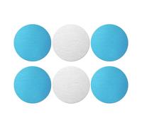 6pcs Bande Magnétique Adhésive, Métal Remplacer la Bande Magnétique avec Support Adhésif Bande Lumineuse Magnétique pour Éclairage LED Magnétique et Éclairage Sous le Comptoir (Rond)